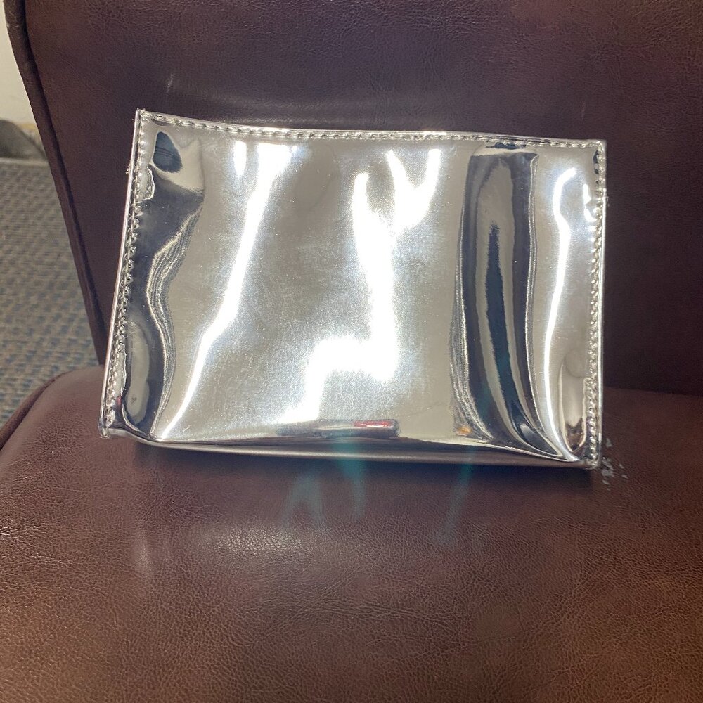 Yves Saint Laurent Silver Beauty Cosmetic Pouch - Picture 2 of 7
